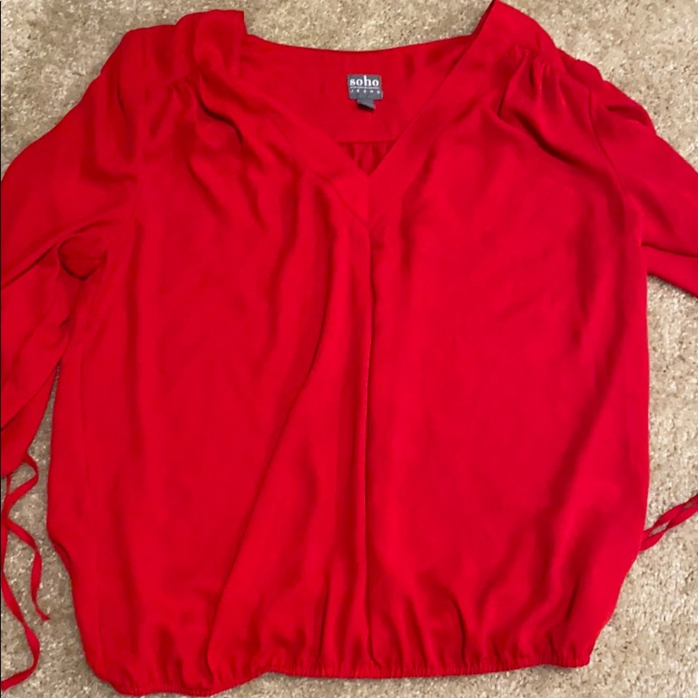 Women’s Large red blouse